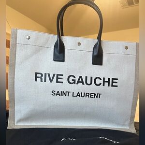 Ysl RIVE GAUCHE TOTE IN CANVAS